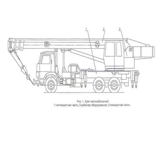 кинематическая схема автомобильного крана с механическим приводом. приводы автомобильных кранов. приводы автомобильных кранов.