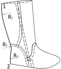 Курсовая работа по теме Разработка конструкции женских сапожек для весенне-осеннего периода носки на низком каблуке и формованной подошве клеевого метода крепления