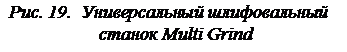 Подпись:  Рис. 19.  Универсальный шлифовальный
 станок Multi Grind
