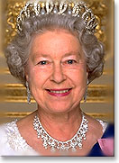 Official portrait of the Queen