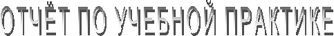 ОТЧЁТ ПО УЧЕБНОЙ ПРАКТИКЕ
