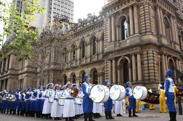 Празднование Всемирного Дня Фалунь Дафа в Сиднее (Австралия). 16 мая. Фото: Ло Я/The Epoch Times 