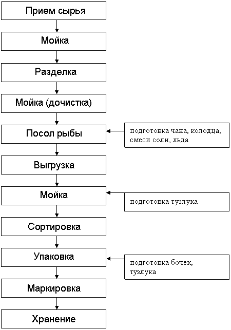 Реферат: Проект линии по производству кеты чанового охлажденного посола