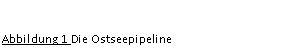 Подпись: Abbildung 1 Die Ostseepipeline
