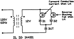 Тестер диода
