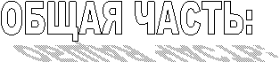 ОБЩАЯ ЧАСТЬ:
