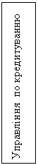Подпись: Управління  по кредитуванню