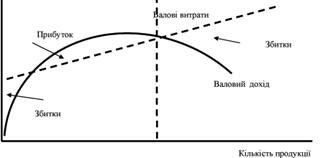Рис. 2. Валовий дохід і валові витрати