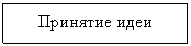 Подпись: Принятие идеи