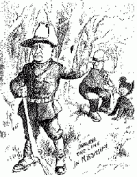 Рисунок карикатуриста Клиффорда Берримана. «Washington Post» 16 ноября 1902 года