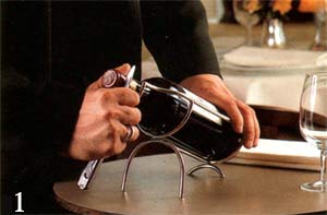 дегустация и открывание бутылки