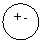 Овал: + -