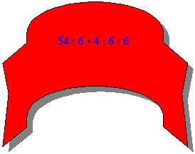 Зарезервировано:          54 : 6 • 4 : 6 : 6