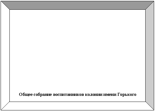Багетная рамка: Общее собрание воспитанников колонии имени Горького

