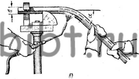 Гибка труб вручную