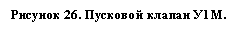Подпись: Рисунок 26. Пусковой клапан У1М.