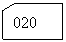 Блок-схема: карточка: 020

