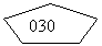 Правильный пятиугольник: 030