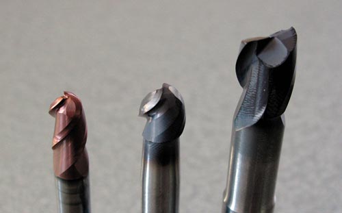 Рис. 9. Для обработки демонстрационной детали использовались цельные твердосплавные фрезы SECO серии Tornado