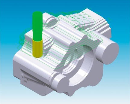 Рис. 12. CAM-система для ВСО должна поддерживать 3D-модель остаточного припуска