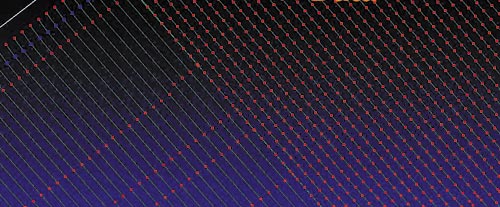 Рис. 19. В левой части рисунка показана оптимизированная в пределах допуска траектория обработки с перераспределением точек