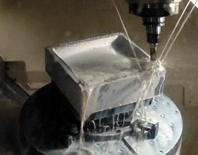 Рис. 20. При обработке этой детали функция перераспределения точек позволила сэкономить 39% (!) машинного времени