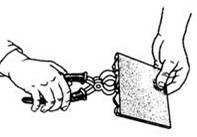 Выравнивание кромок неполномерных плиток прямыми кусачками