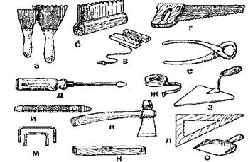 Инструменты для работы по облицовке плитками