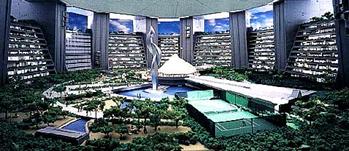 "Дружественная" среда обитания небесных жителей. Облик каждого блока может варьироваться (иллюстрации с сайта takenaka.co.jp).