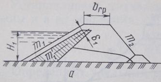 плотина с экраном