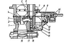 Описание: Схема    эконостата, совмещенного с ГДС
