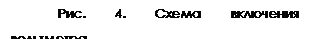 Подпись: Рис. 4. Схема включения вольтметра