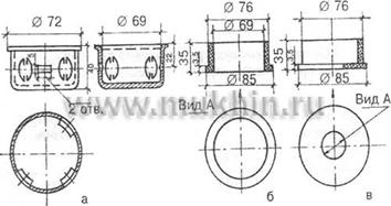 Коробки и закладные кольца