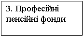 Подпись: 3. Професійні пенсійні фонди

