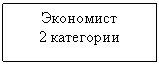 Подпись: Экономист             2 категории
