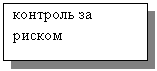 Подпись:   контроль за
  риском

