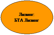 Овал: Лизинг:
БТА Лизинг
