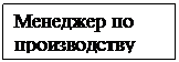 Подпись: Менеджер по производству